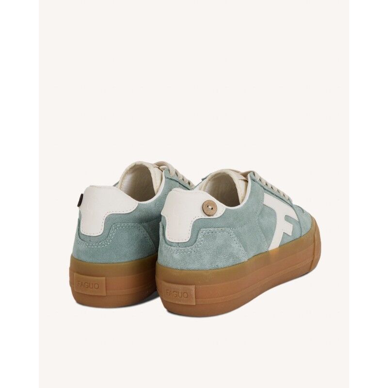 Faguo Walnut Platform Tennis Suede - Lifestyle shoes - Women's | Hardloop