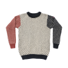 Offwhite / Navy / Marsala