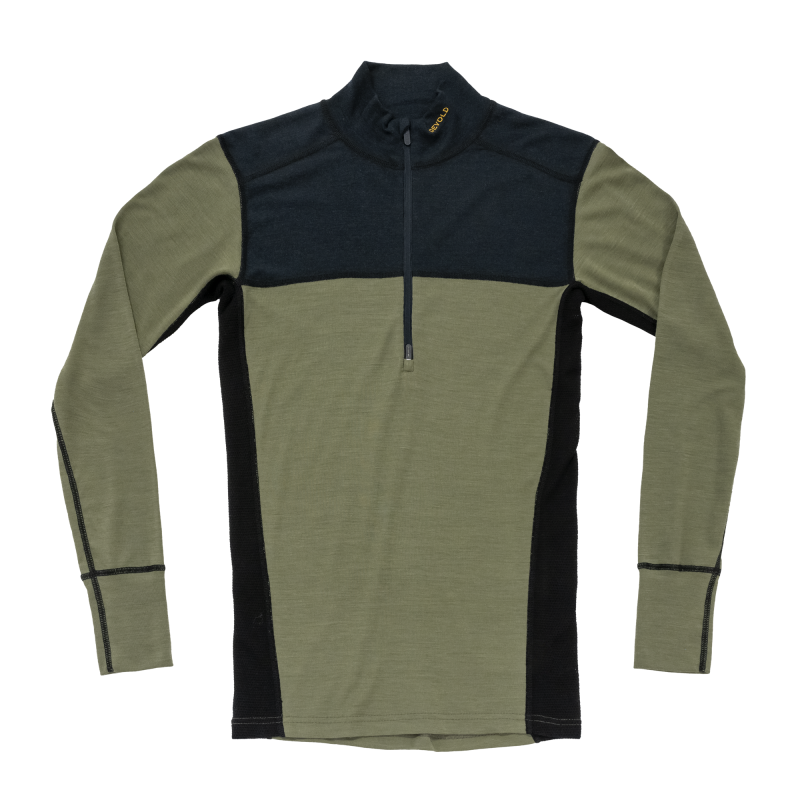 Lauparen Merino 190 Zip Neck - Swetry z wełny merynosa męski