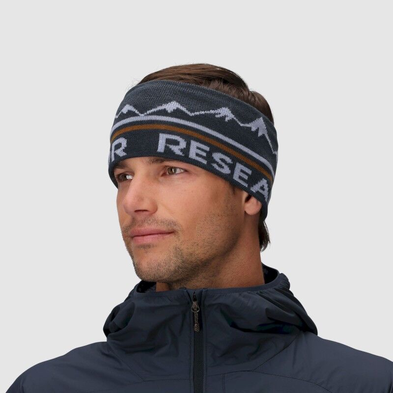 Outdoor Research OR Logo Knit Headband - Faixa de cabeça de lã merino | Hardloop