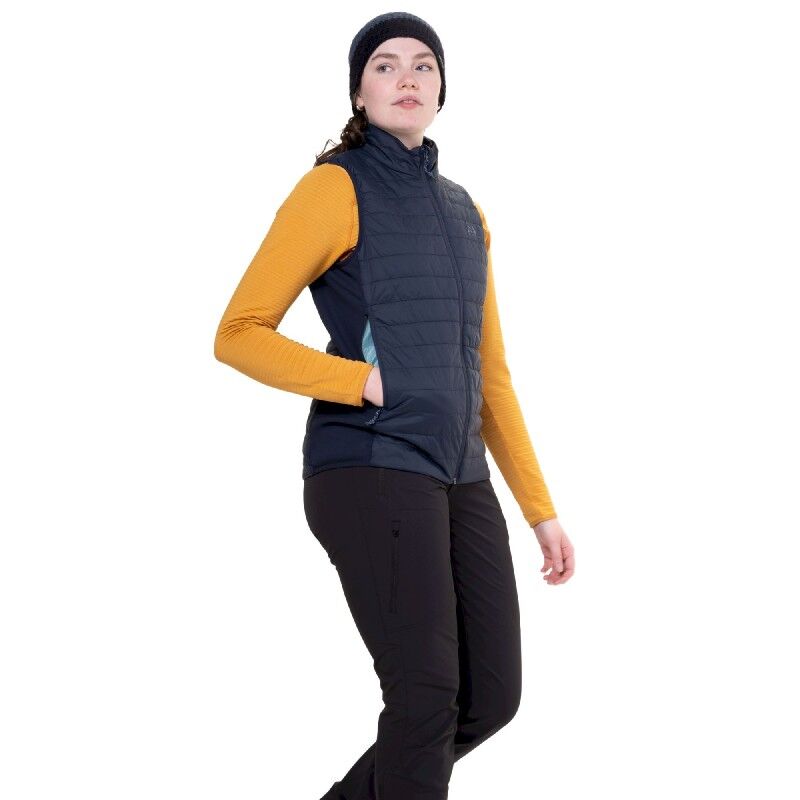 Mountain Equipment Fractal Vest - Colete penas mulher | Hardloop