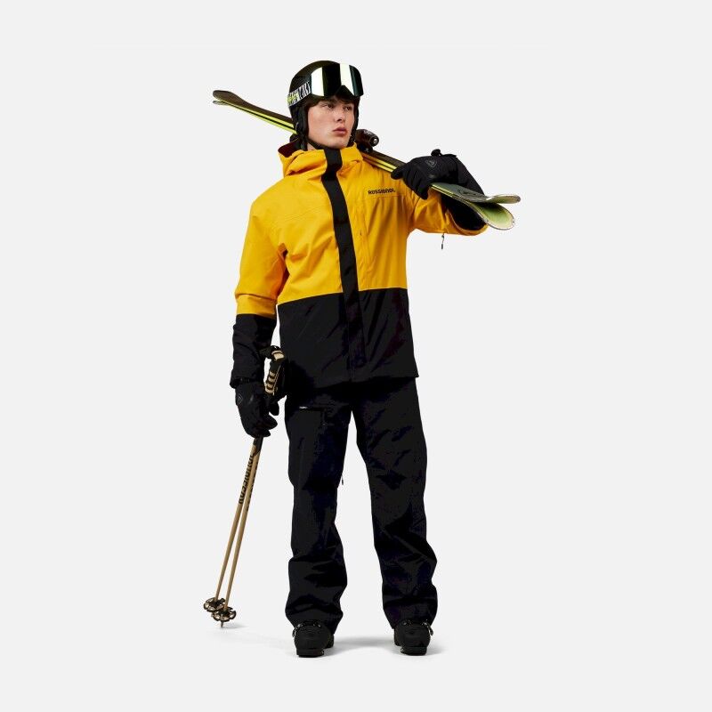 Rossignol Rossignol Outerlimits Insulated Bib - Pánské lyžařské kalhoty s laclem | Hardloop