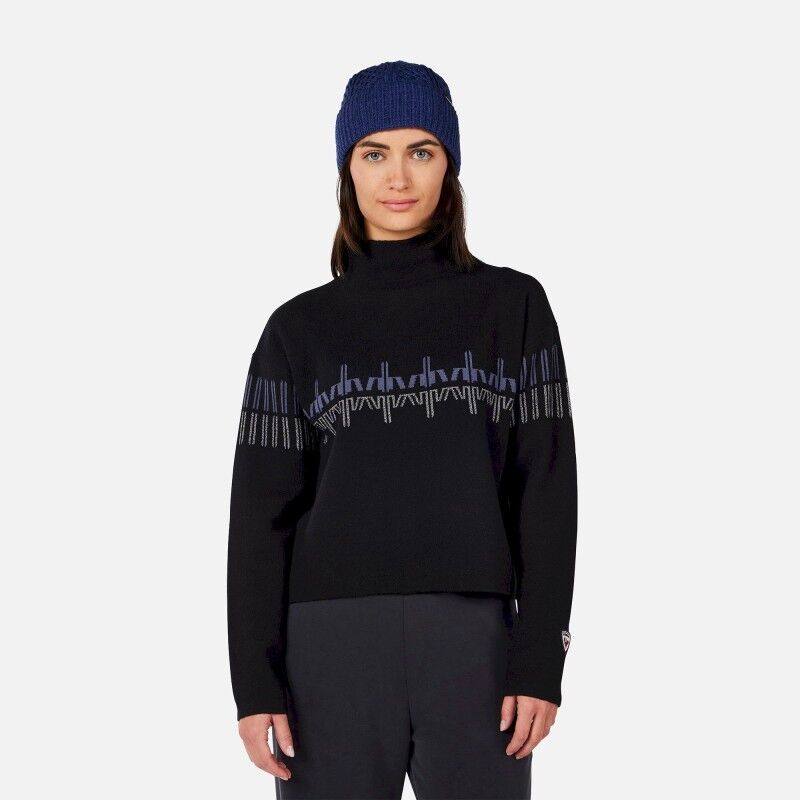 Patterned TN Sweater - Pullover in lana merino - Donna