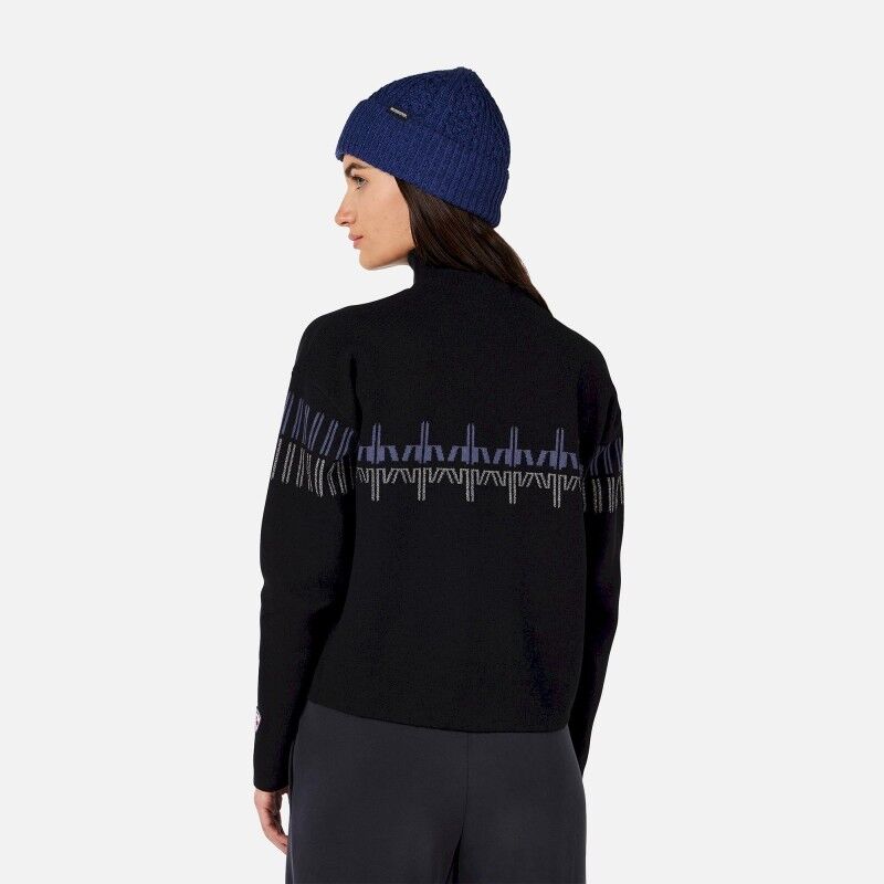 Rossignol Patterned TN Sweater - Överdragströjor merinoull - Dam | Hardloop