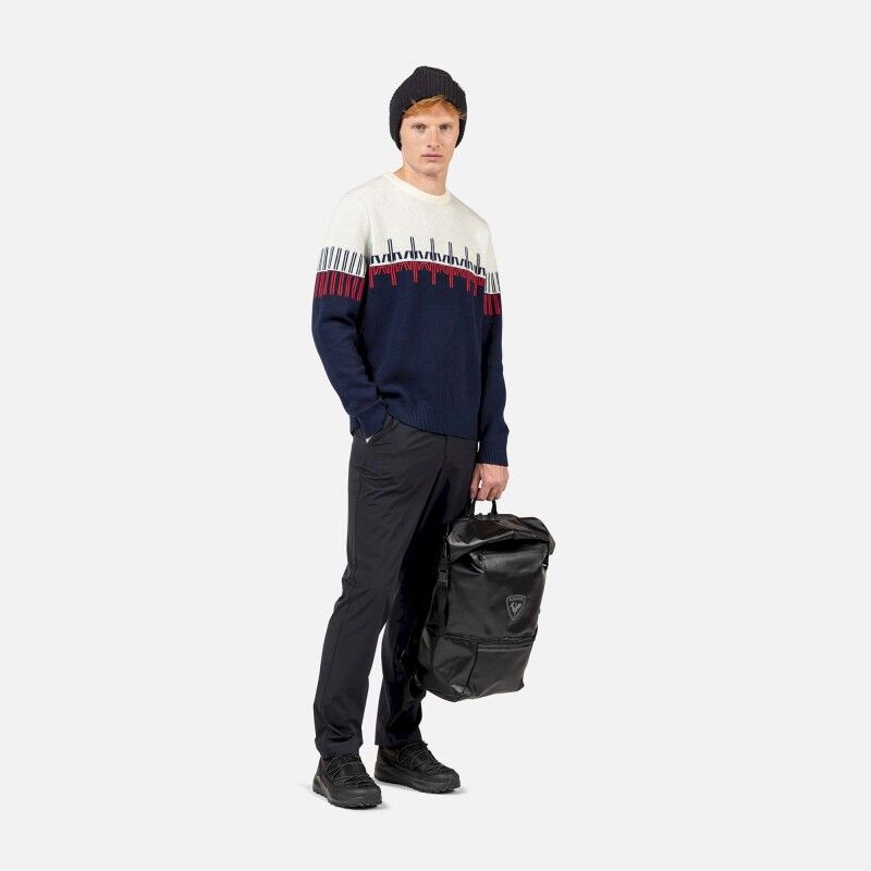 Rossignol Patterned CN Sweater - Pull en laine mérinos homme | Hardloop