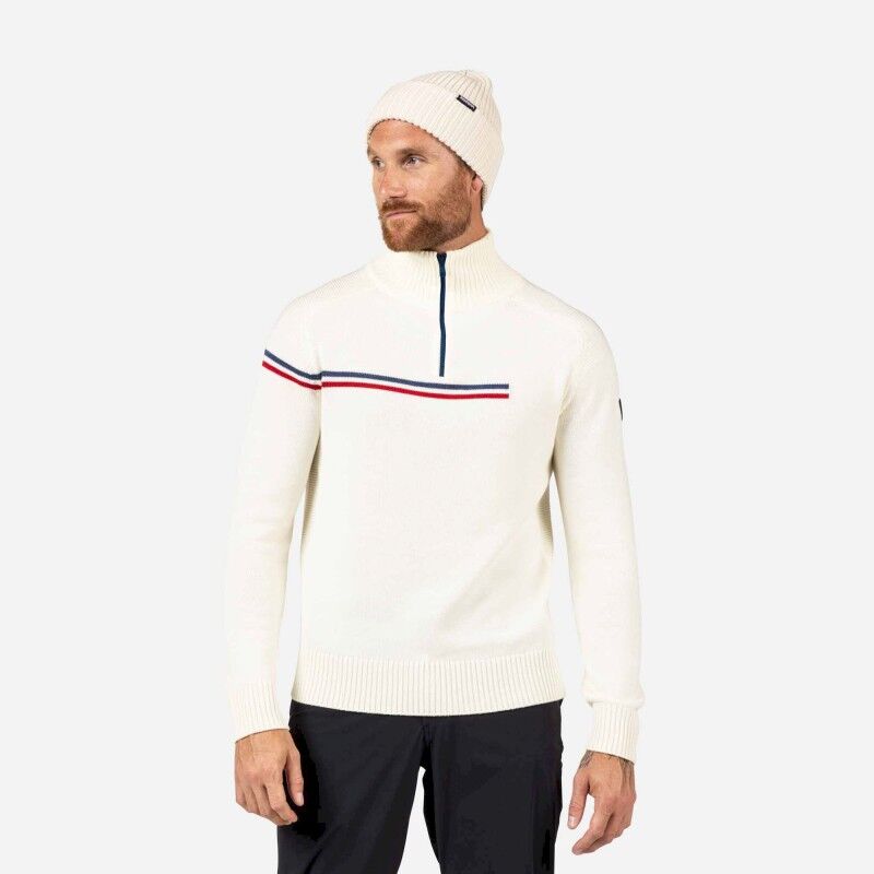 Rossignol Odysseus HZ Merino Sweater - Överdragströjor merinoull - Herr | Hardloop