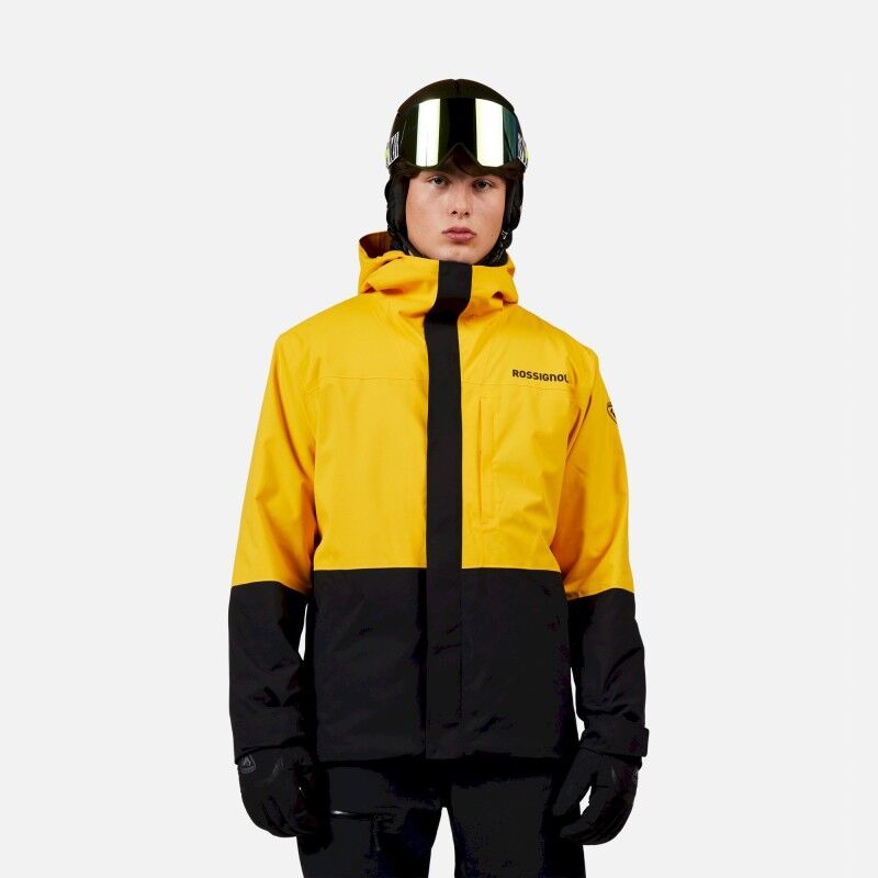 Rossignol マウンテンパーカー ブラック/イエロー Rossignol Men's Ski Jackets