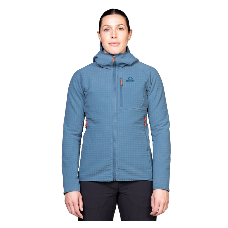 Shroud Hooded Jacket - Fleecejakke - Damer