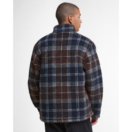 Barbour Tartan Fleece Zip Through - Chemise homme | Hardloop