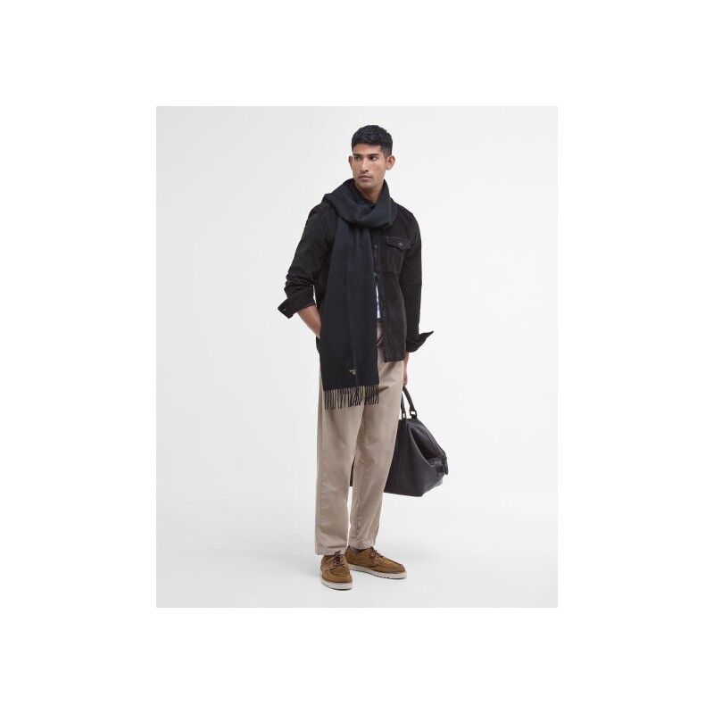 Barbour Plain Lambswool Scarf - Halstørklæde | Hardloop