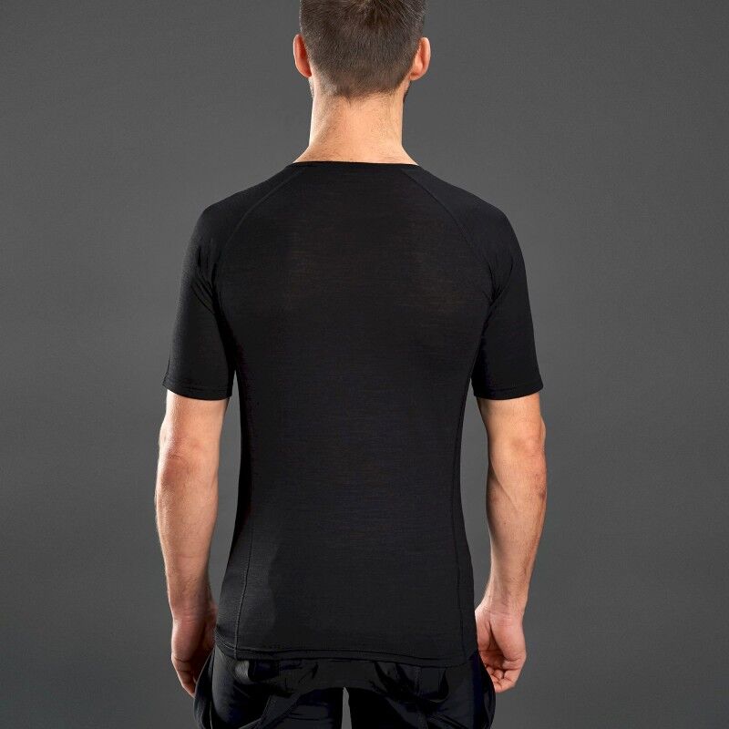 GripGrab Merino Blend Thermal Short Sleeve Base Layer - Sous-vêtement technique vélo homme | Hardloop