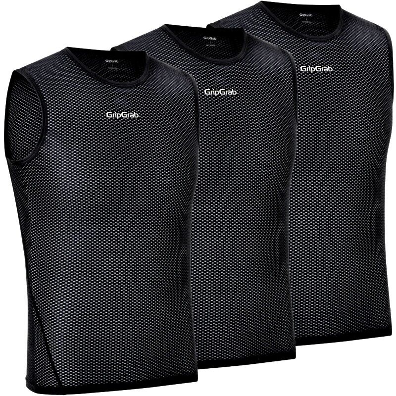 Ultralight Mesh Sleeveless Base Layer 3-Pack - Cycling technical base layers - Men's