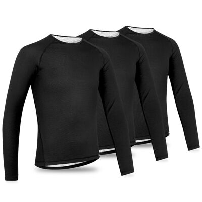 RIDE Thermal Long Sleeve Base Layer 3-Pack - Fahrrad Thermounterwäsche - Herren