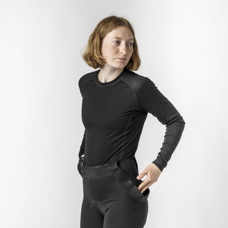 GripGrab W's Merino Blend Thermal Long Sleeve Base Layer - Sous-vêtement thermique vélo femme | Hardloop