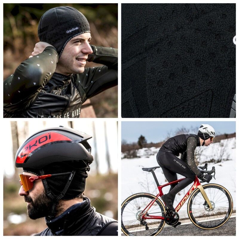 GripGrab Aviator Windproof Deep Winter Skull Cap - Bonnet | Hardloop