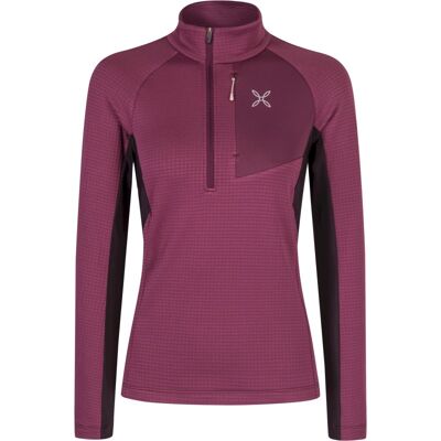Stretch Color 3 Zip Maglia - Fleecejacke - Damen