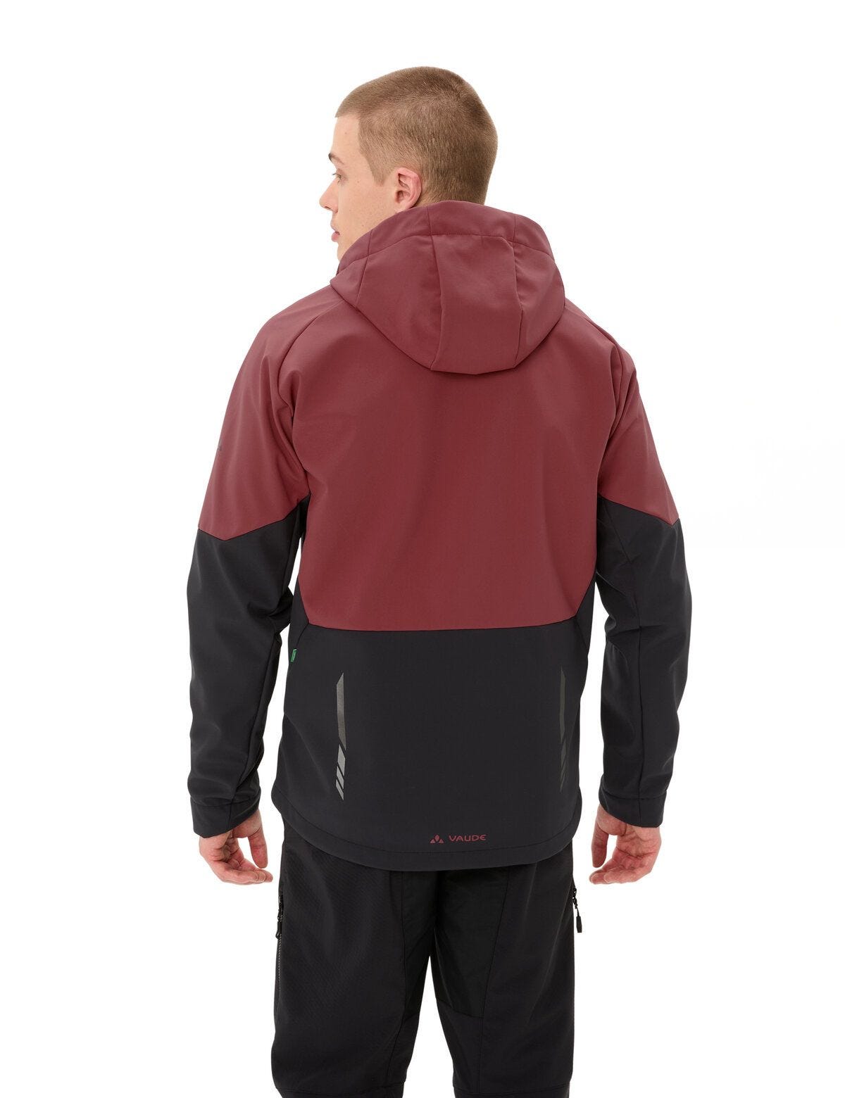 Waterproof Jacket Mens Red Cycling Jacket Vaude Qimsa Softshell