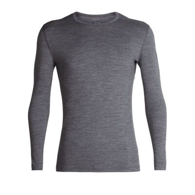 200 Oasis Long Sleeve Crewe - Roupa interior de lã merino homem