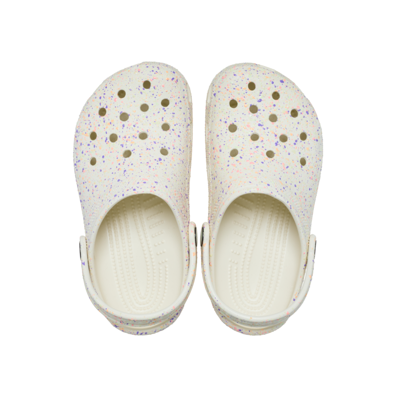 Crocs Classic Glow Paint Splatter Clog K - Sandálias criança | Hardloop