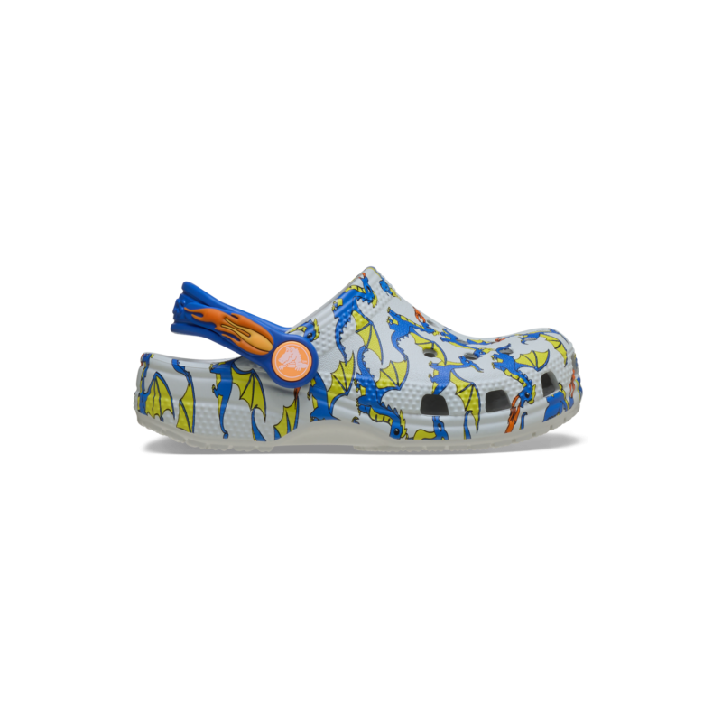 Crocs Classic Dragon Graphic Clog T - Sandalen - Kind | Hardloop