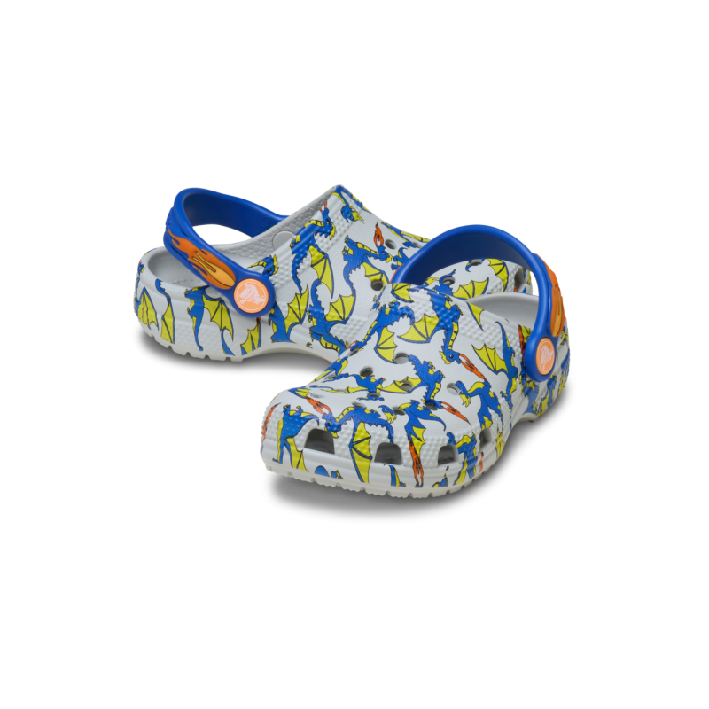 Crocs Classic Dragon Graphic Clog T - Sandals - Kid's | Hardloop