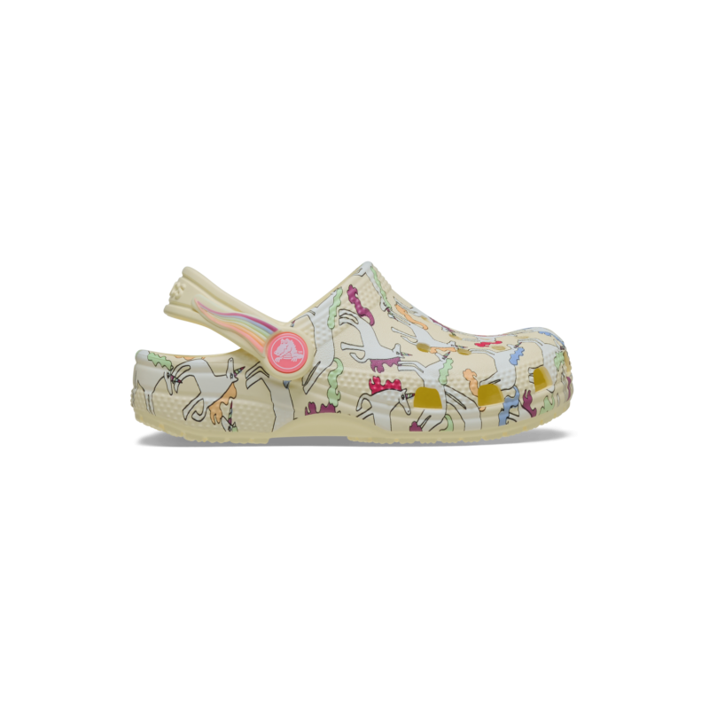 Crocs Classic Unicorn Graphic Clog T - Sandalen - Kinderen | Hardloop