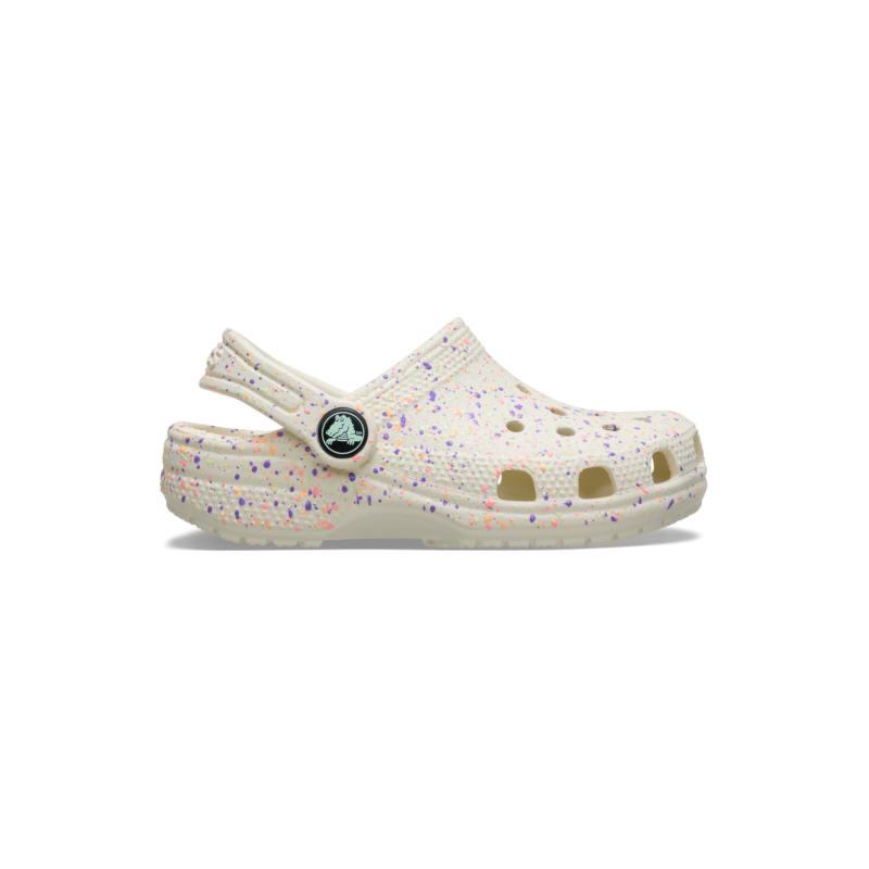 Crocs Classic Glow Paint Splatter Clog T - Sandały dziecięce | Hardloop