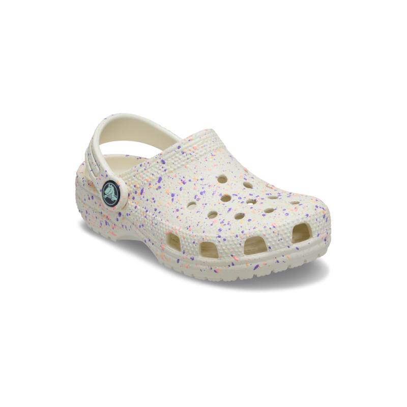 Crocs Classic Glow Paint Splatter Clog T - Sandaler - Barn | Hardloop