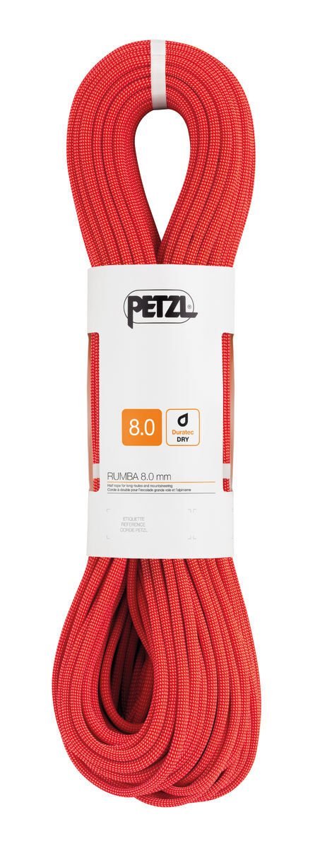 Petzl Rumba 8,0 mm - 60 m - Corde à double | Hardloop
