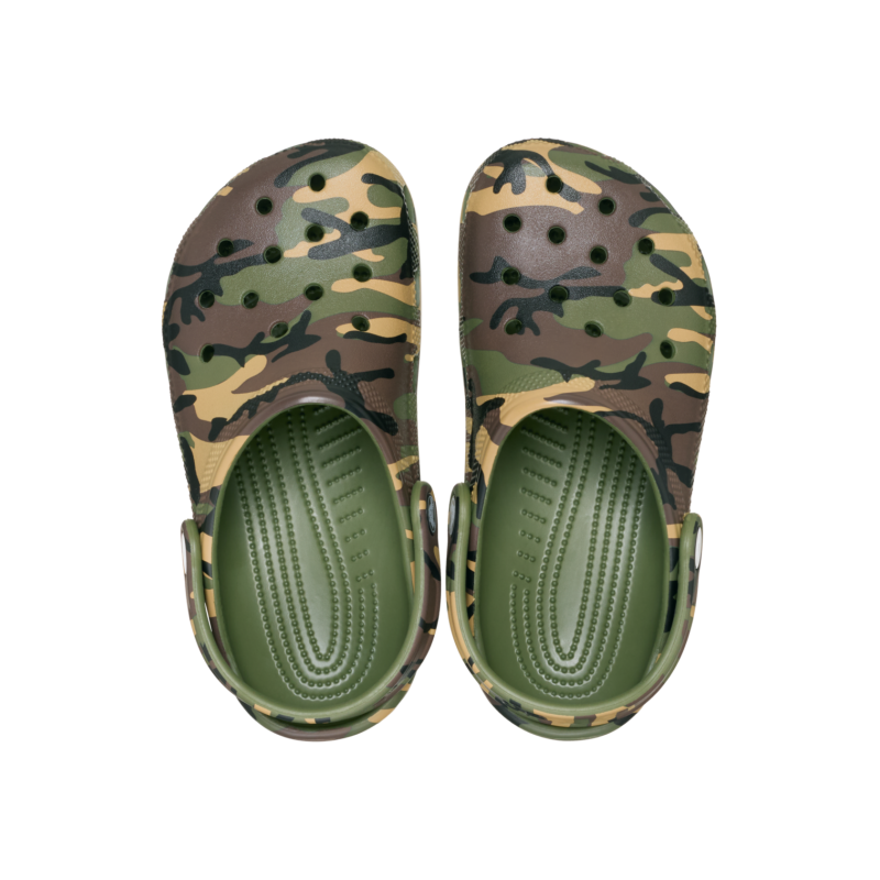 Crocs Classic Camouflage Clog K - Sandalen - Kinderen | Hardloop