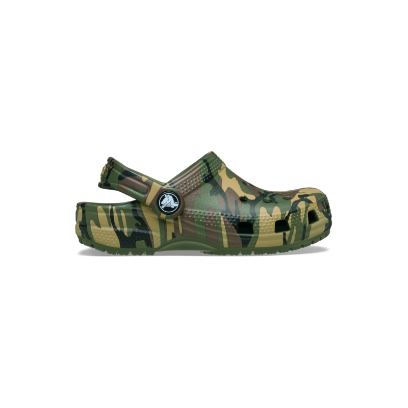 Classic Camouflage Clog T - Sandały dziecięce