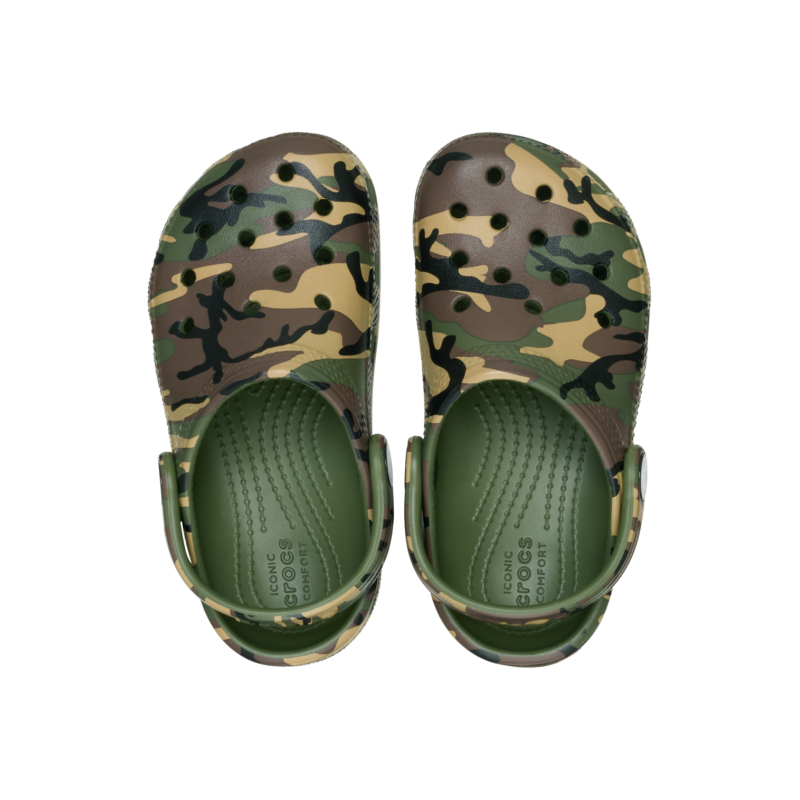 Crocs Classic Camouflage Clog T - Sandalen - Kinderen | Hardloop