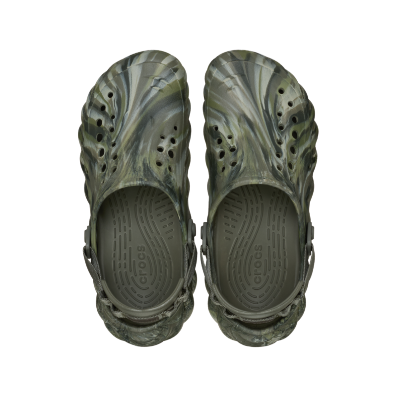 Crocs Echo Marbled Clog - Sabots | Hardloop
