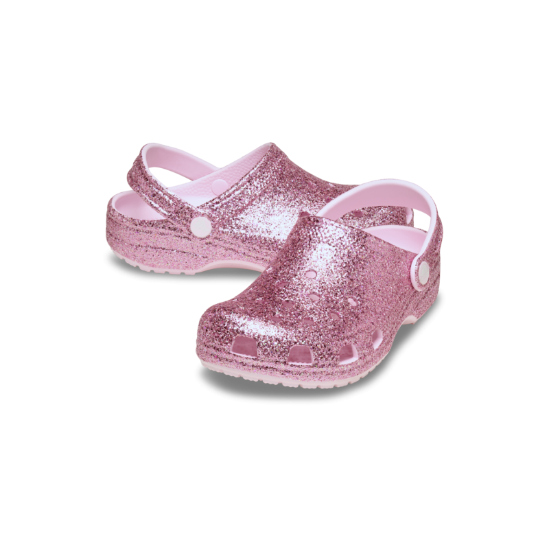 Crocs Classic Chunky Glitter Clog K - Sandaler - Børn | Hardloop