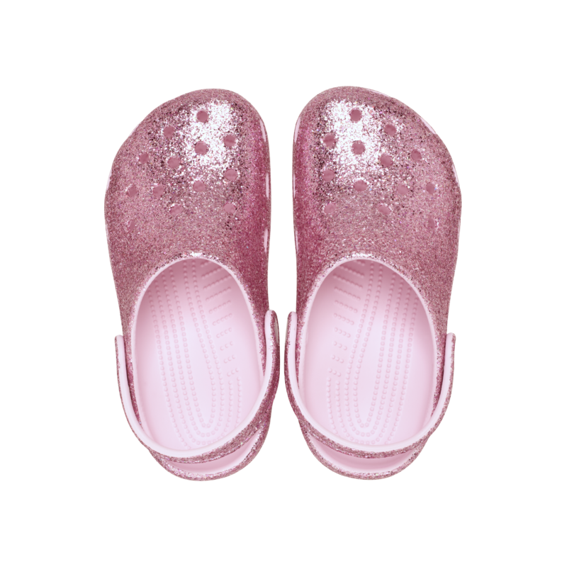 Crocs Classic Chunky Glitter Clog K - Sandaler - Barn | Hardloop