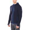 Icebreaker Descender LS Zip Hood - Polar z wełny Merino męski | Hardloop