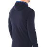 Icebreaker Descender LS Zip Hood - Polar z wełny Merino męski | Hardloop