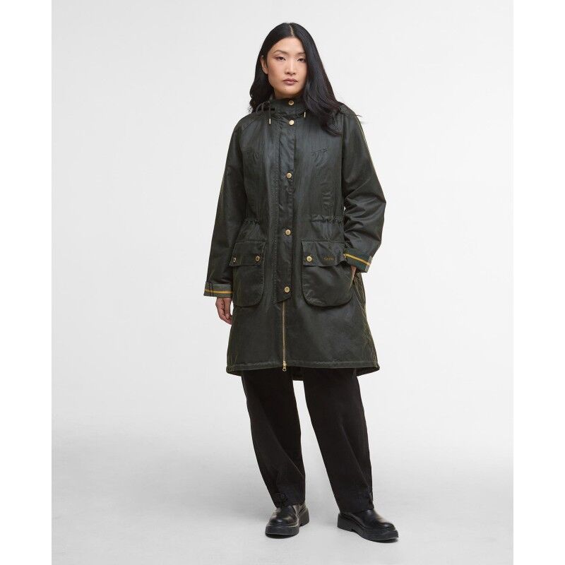 Barbour Marcy Wax Parka Parka Donna Hardloop