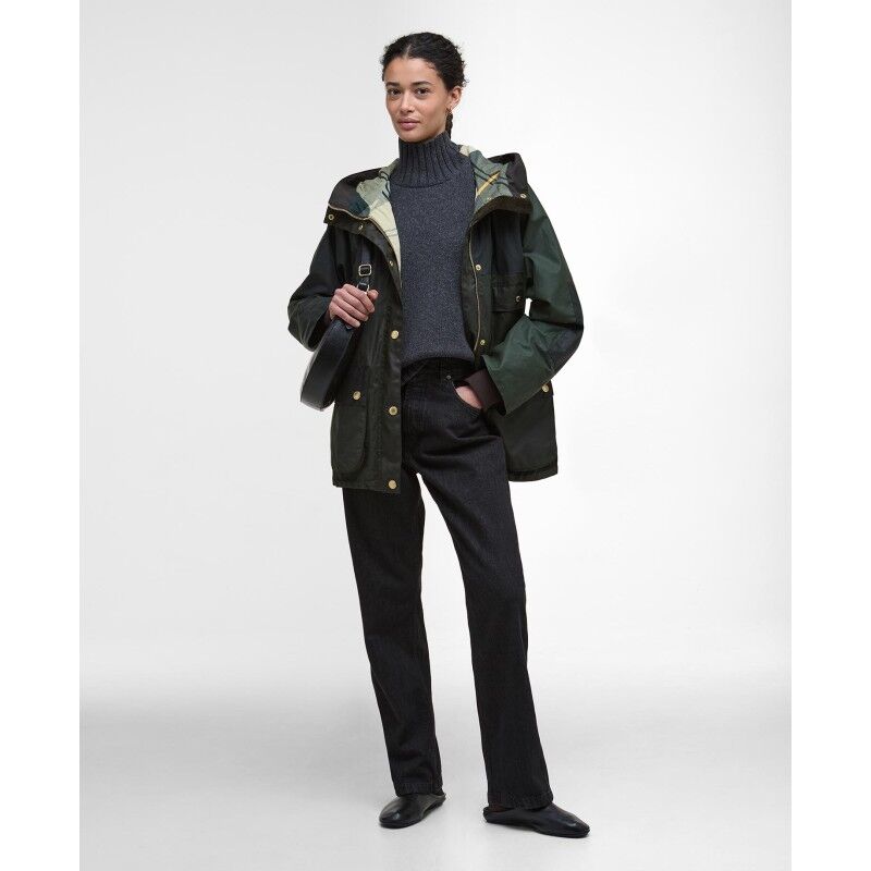 Barbour Keeley Wax Jacket - Manteau femme | Hardloop