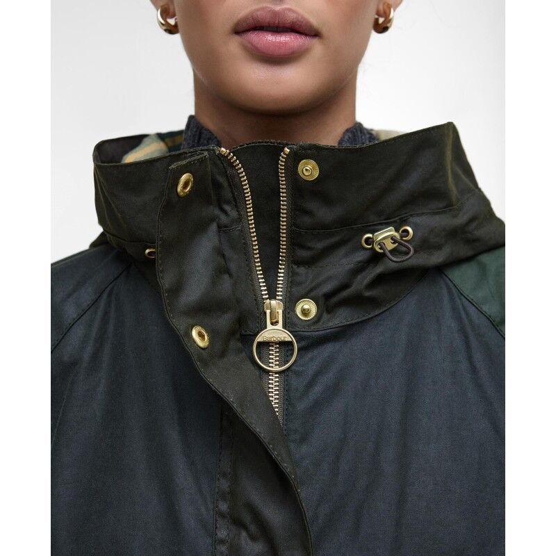 Barbour Keeley Wax Jacket - Manteau femme | Hardloop