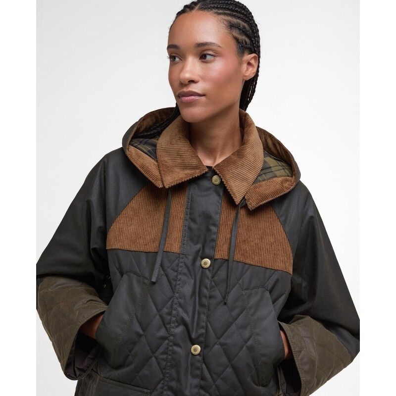 Barbour Imelda Wax Jacket Vinterjacka Dam Hardloop