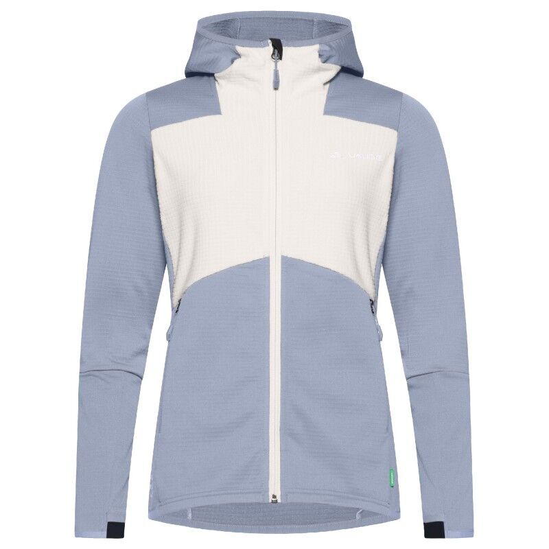 Vaude Monviso Hooded Grid Fleece Jacket - Fleecejakke - Damer | Hardloop