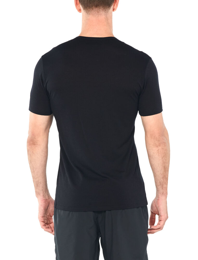 Icebreaker Cool-Lite Amplify Short Sleeve Crewe - Maglia merino - Uomo I Hardloop