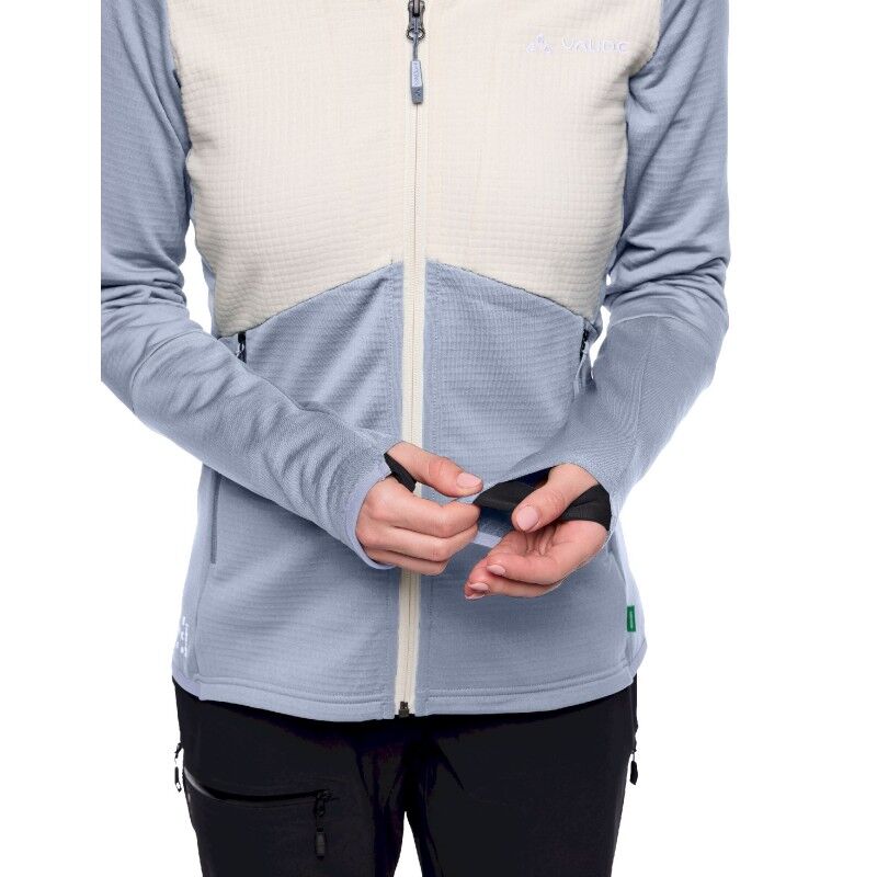 Vaude Monviso Hooded Grid Fleece Jacket - Fleecetröjor - Dam | Hardloop