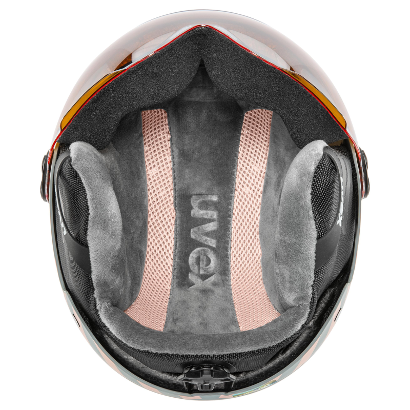 uvex Rocket JR Visor - Dětská lyžařská helma s hledím | Hardloop