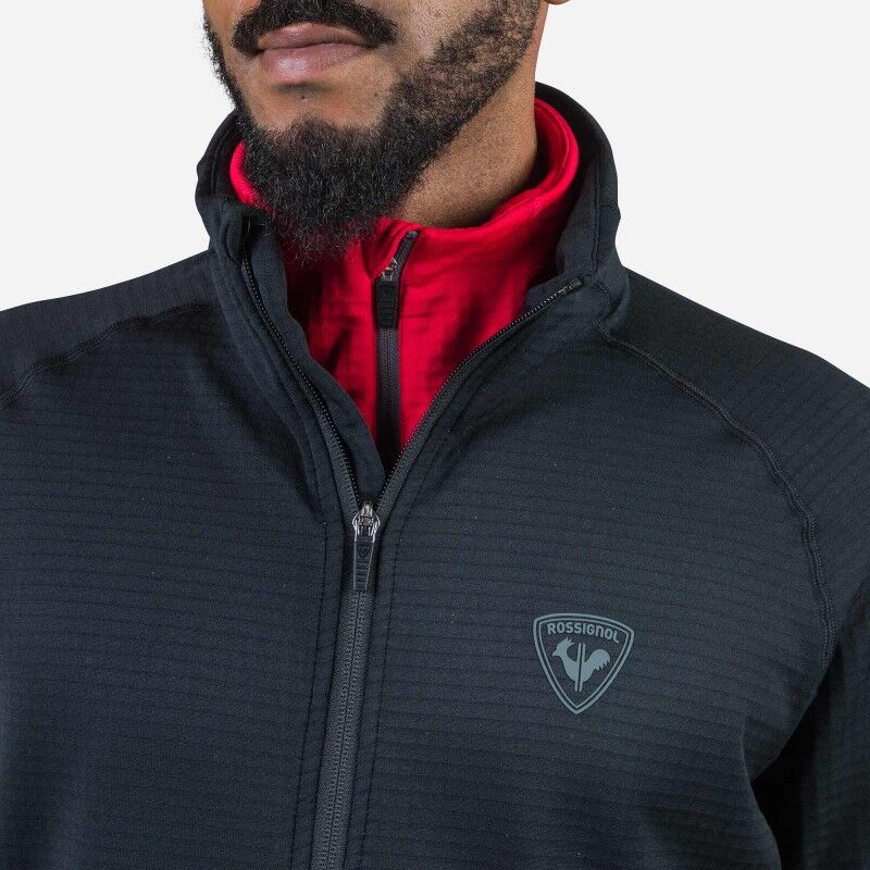 Rossignol Blackside Fleece FZ - Fleecevest - Heren | Hardloop