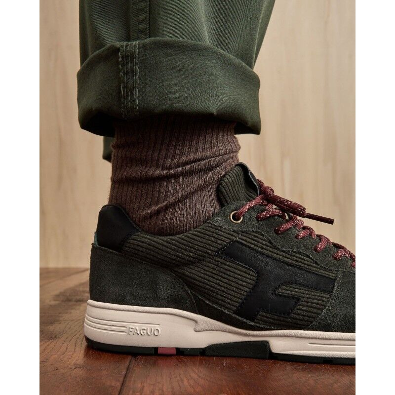 Faguo Olive Suede Woven - Lifestyle shoes - Men's | Hardloop