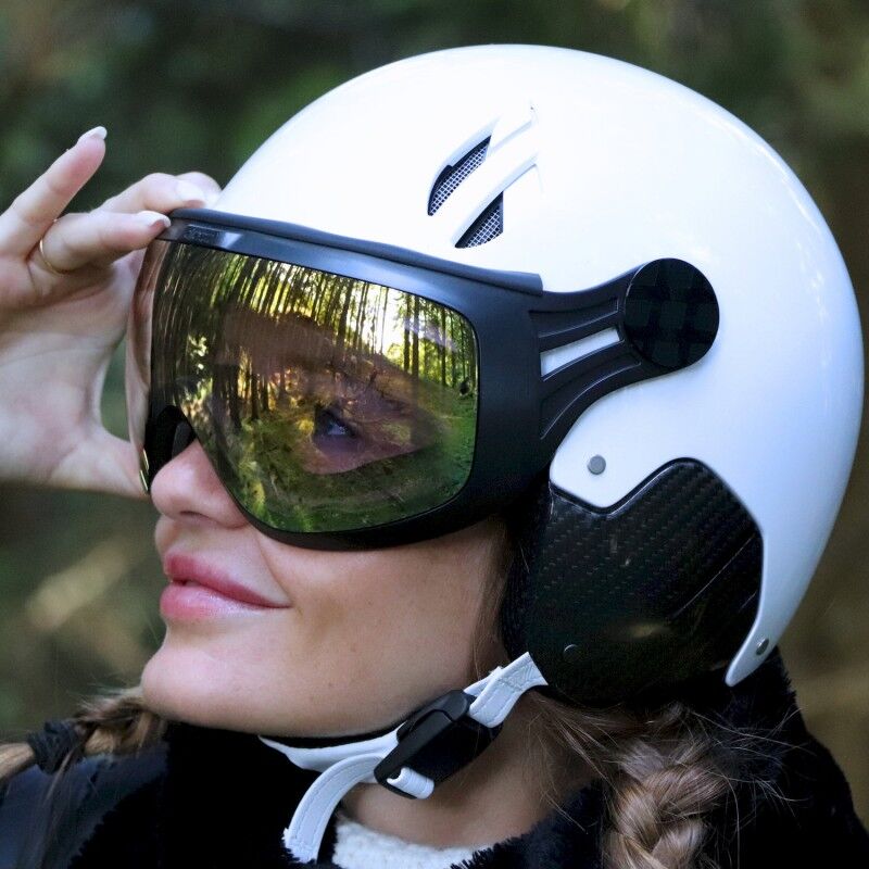 Diezz Major Carbone Infinit - Skihelm mit Visier | Hardloop