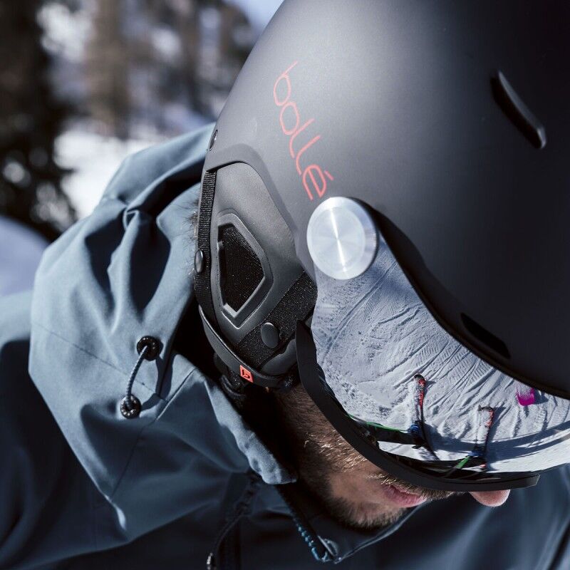Bollé Might Visor - Brown Gun Cat 2 - Casco de esquí con visor | Hardloop