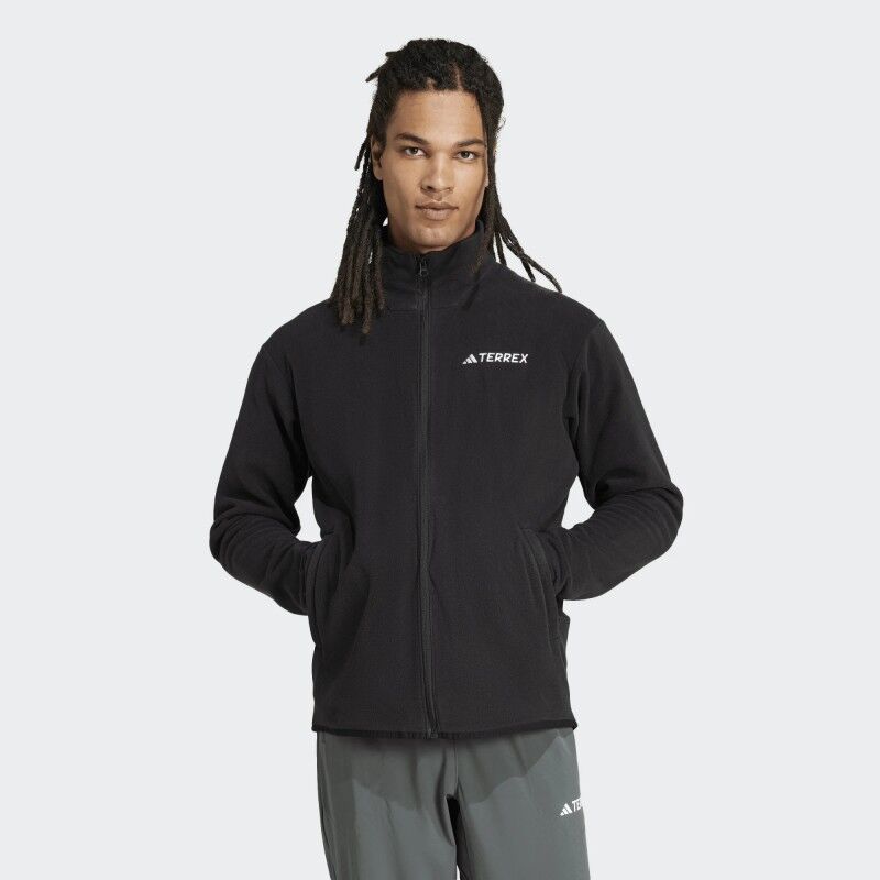 adidas Terrex Essential Full Zip Fleece - Fleecejacke - Herren | Hardloop